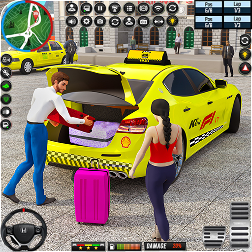 Car Driving Taxi Simulator