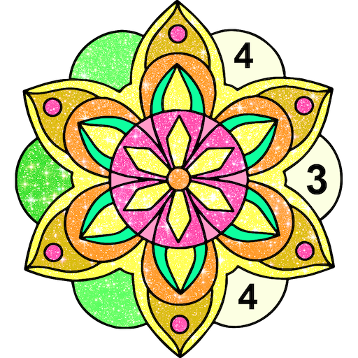 Daily Mandala Color by Number