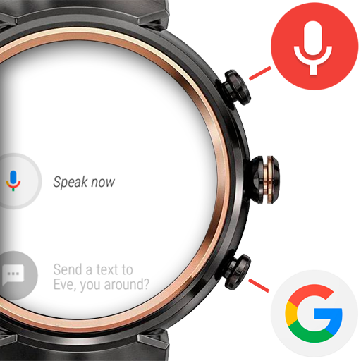 Search button for Wear OS (e.g