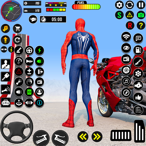 Superhero Tricky Bike Stunt 3D