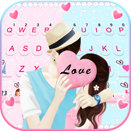 Romantic Couple Love Keyboard 