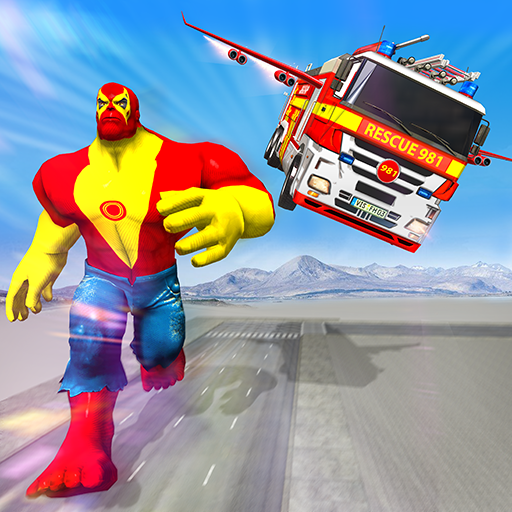 Grand Firefighter Truck Robot Hero: Rescue Games