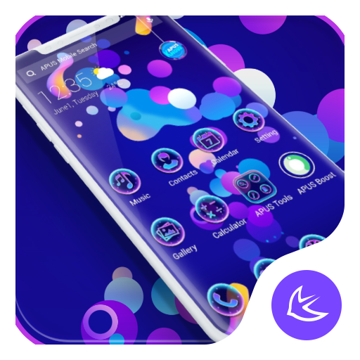 Dreamy Purple APUS Launcher th