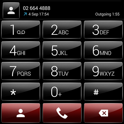 Theme for ExDialer GlossB Red