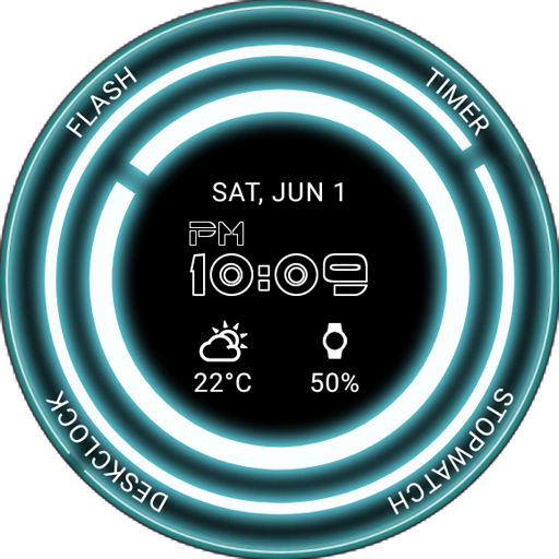 Glowing ElecTRONic Watch Face