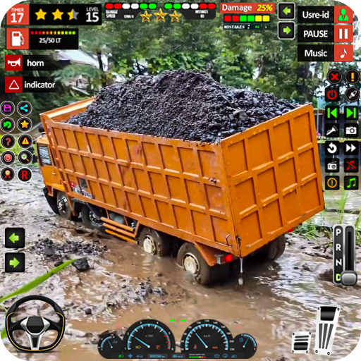 Offroad Mud Cargo Truck Driver