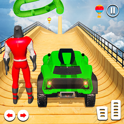 Superhero Buggy GT Mega Ramp 2