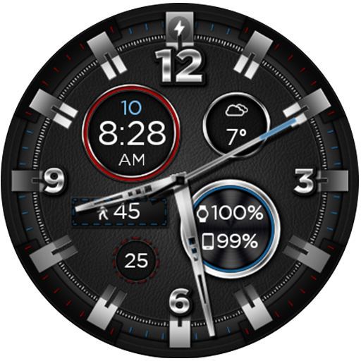 Leather ShockR HD Watch Face