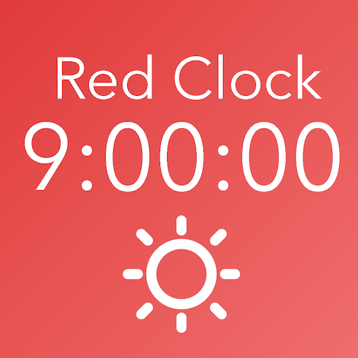 Red Clock - Desk Clock