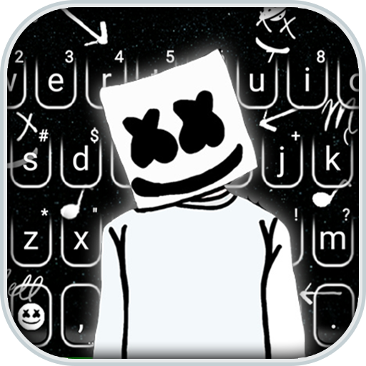 Cool Dj Doodle Keyboard Theme