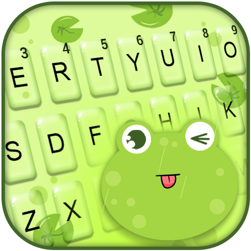 Cute Frog Tongue Keyboard Them