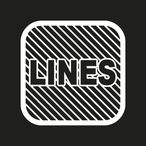 Lines Square - White Icon Pack