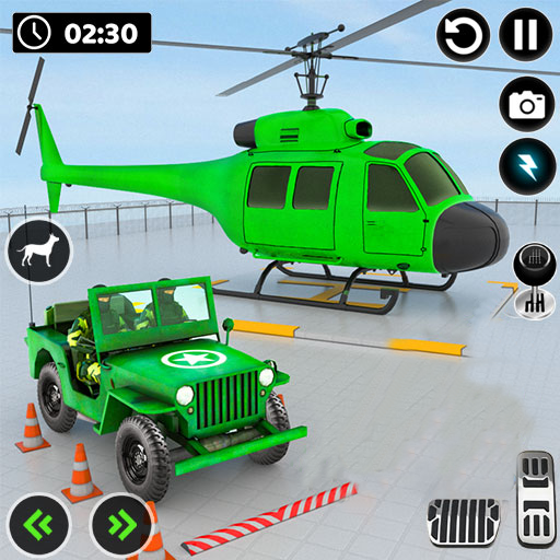 Army Vehicle Parking Games 3D