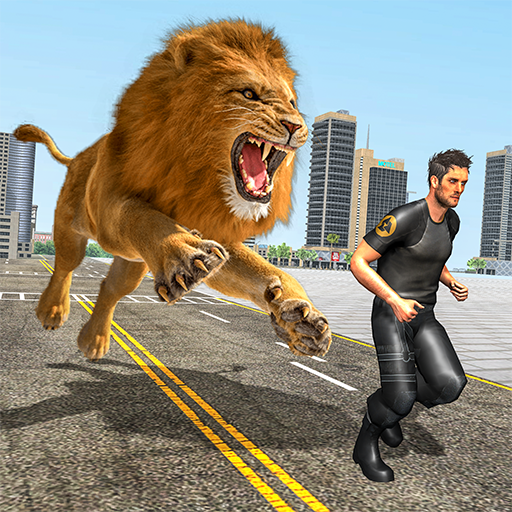 Monster Lion Smash City Hunter