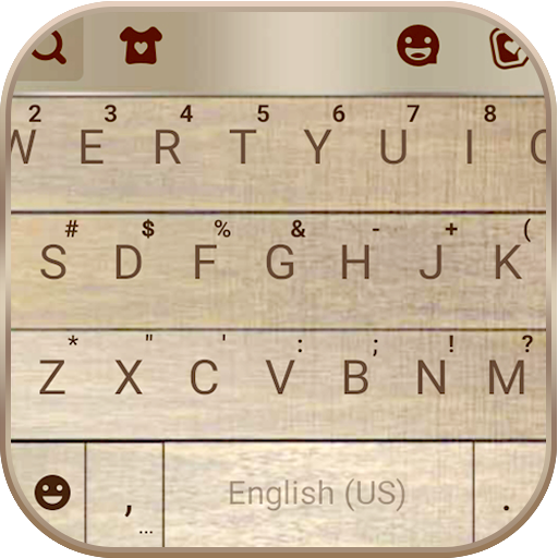 Wood SMS Keyboard Theme