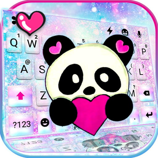 Galaxy Heart Panda Theme