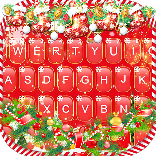 Red Christmas Keyboard Theme