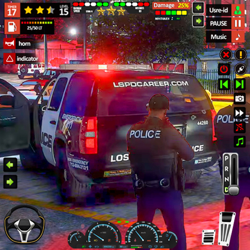 Police Car Chase Parking Game