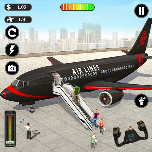 Flight Simulator Plane Game 3D