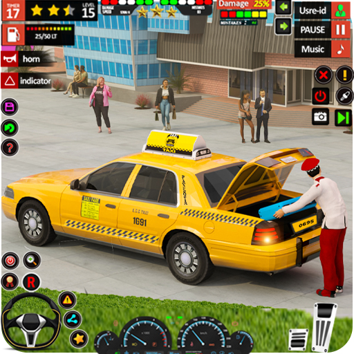 Car Driving Taxi Simulator