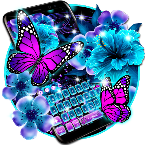 Twinkle Flower Butterfly Keyboard