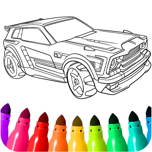 Monster Truck & Cars Coloring