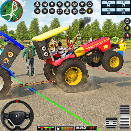 Farm Tractor Farming Games 3D