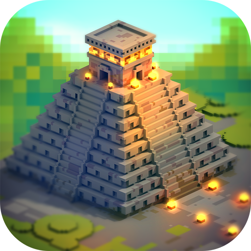 Aztec Craft: Ancient Blocky City Building Games