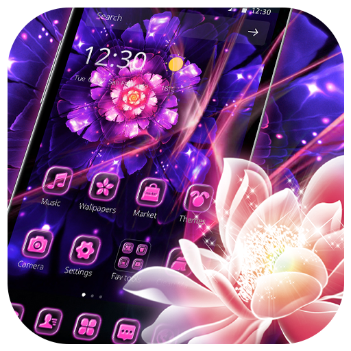 Neon Colorful Vivid Bloom Theme