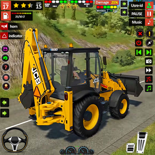 Real JCB Snow Excavator Game