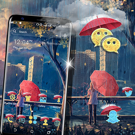 Rainy Days Launcher Theme