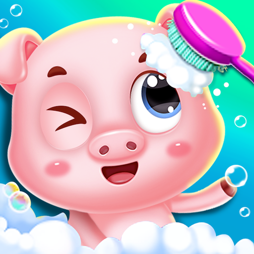 pinky pig daycare salon games