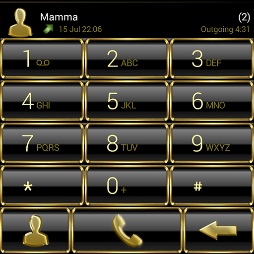 Theme for ExDialer Frame Gold2