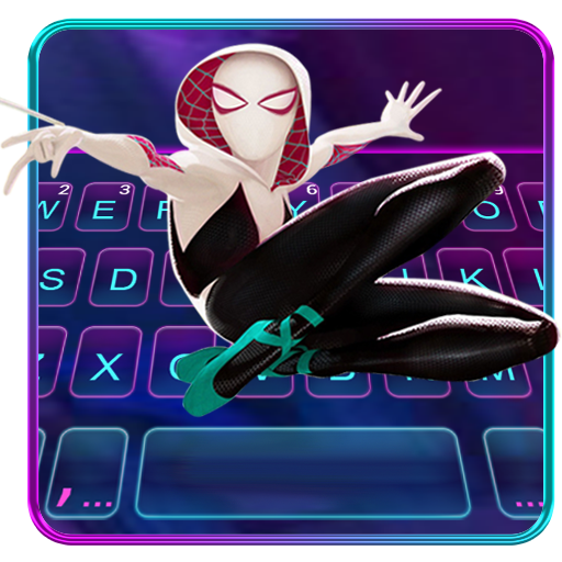 Spider-Gwen Keyboard Theme