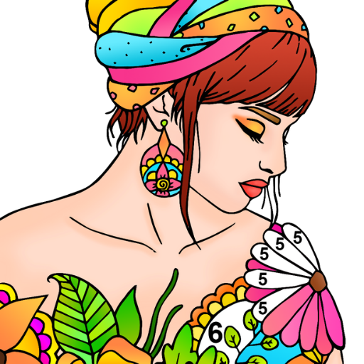 Paint By Number Adult Coloring