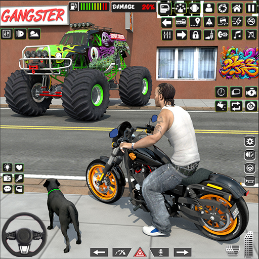 Derby Monster Truck Stunt Game