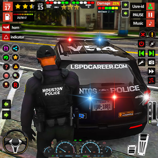 Police Car Chase Parking Game