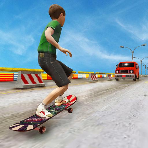 Highway Stunts: Skateboard Game