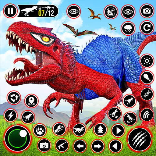 Wild Dinosaur Hunting Gun Game