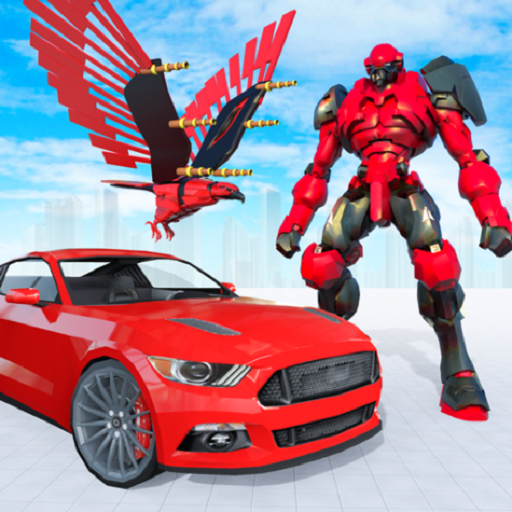 Flying Eagle Robot Car Multi Transforming Games