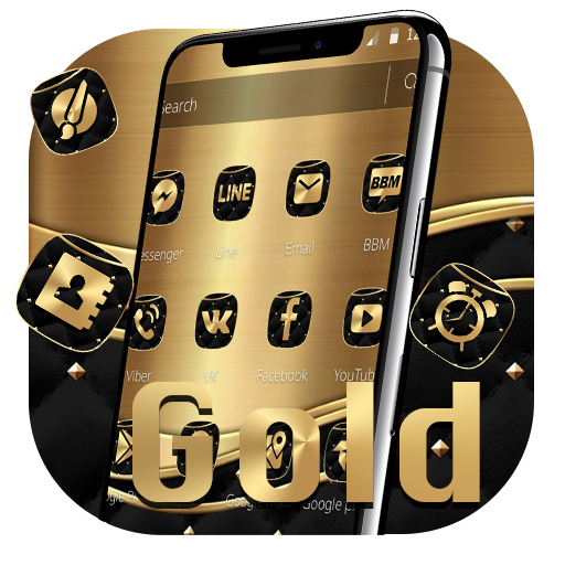 Golden Luxury Black Business Theme