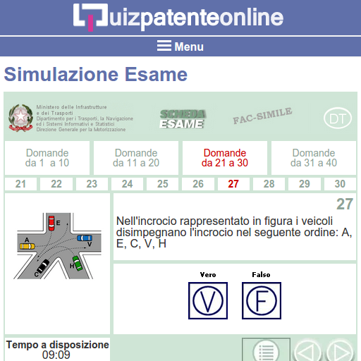 Quiz Patente B 2019-2020 con d