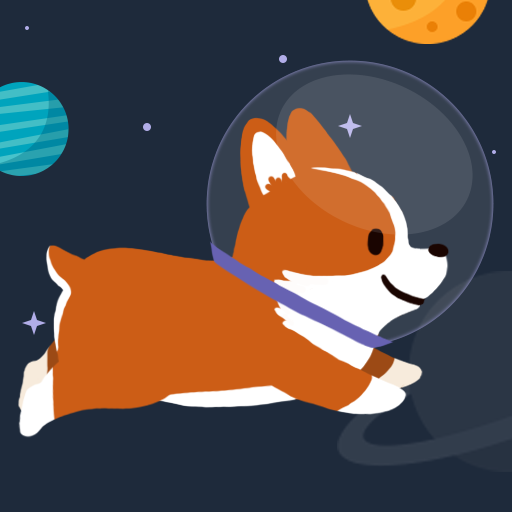 Space Corgi - Jumping Dogs