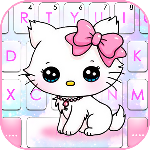 Shy Kitten Keyboard Theme