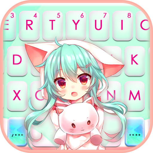 Cat Girl Keyboard Theme