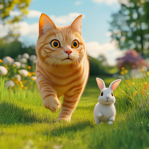 Animal Sim Angry Cat Games 3D