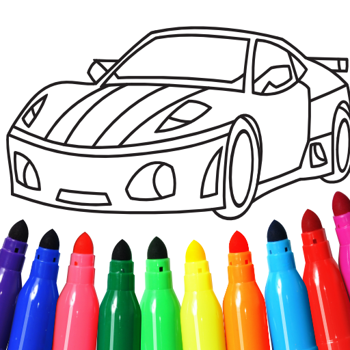 Cars Coloring & Drawing Game