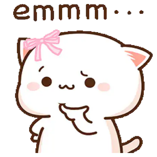 Wasticker Animated Mochi Cat