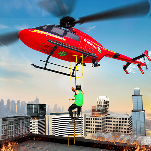 Flying Helicopter Rescue City