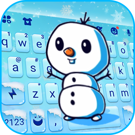 Snowman Hugs Keyboard Theme